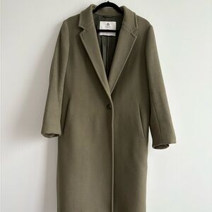 Babaton The Stedman Coat - Olive Green